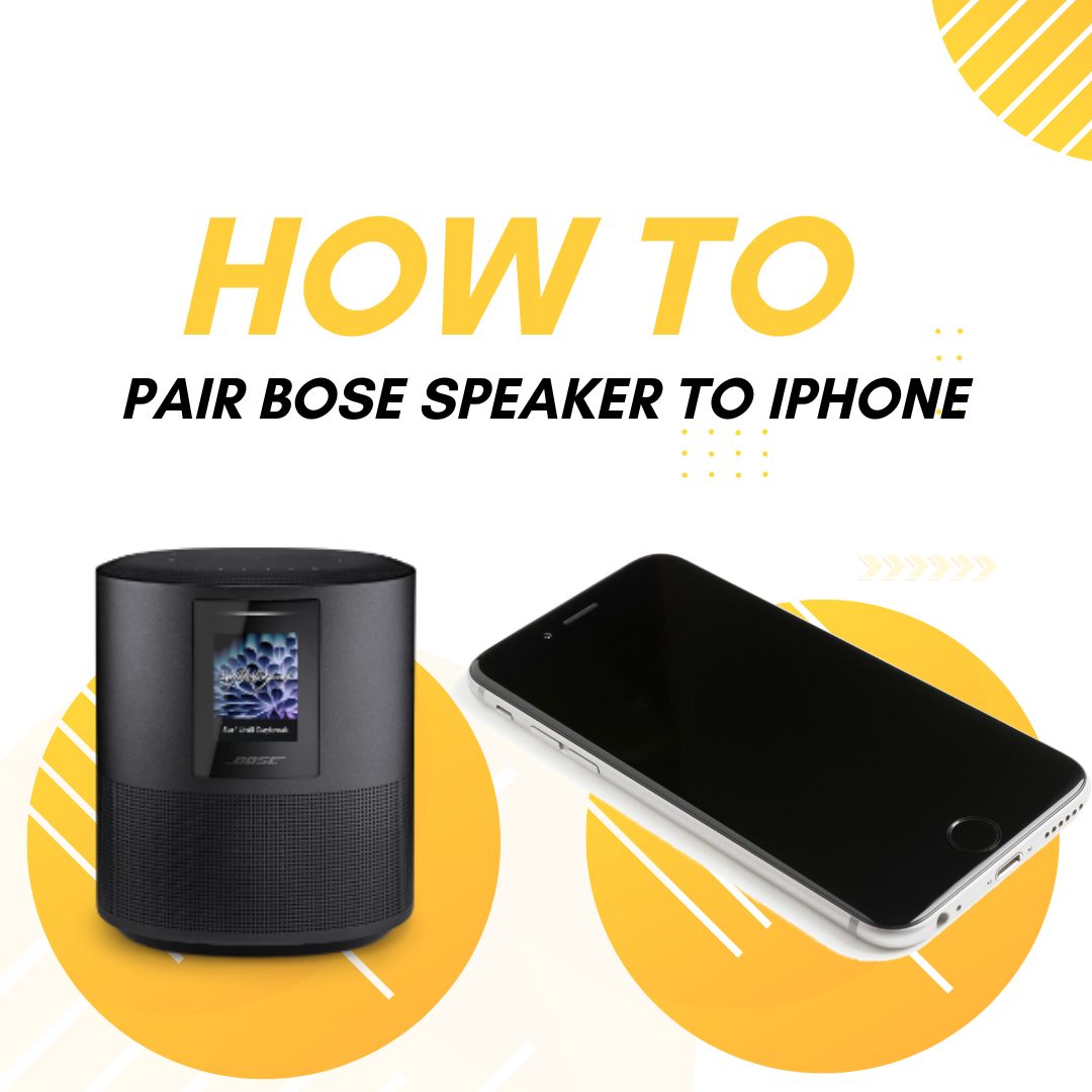 HOW TO Pair Bose Speakers With iPhone