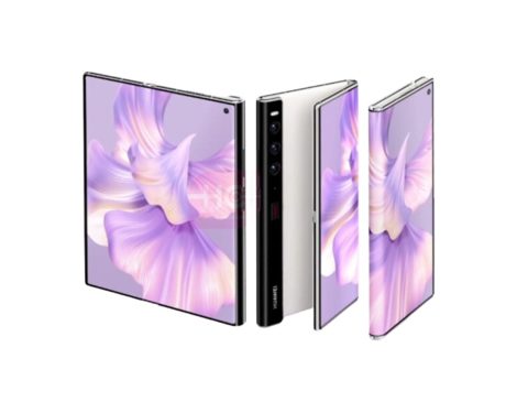The Huawei Mate XS 2 foldable smartphone showcasing its expansive 7.8-inch unfolded display.